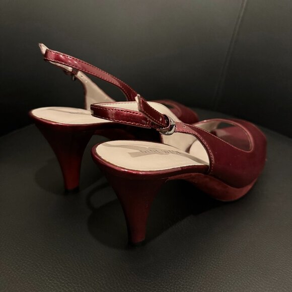 NINE WEST SLINGBACK HEELS US7 - Picture 2 of 2